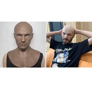 Factory Customizable Breathable Silicone Masks Full Face Lifelike Head Masks Comfortable Movie Prop Cosplayer TS Masks