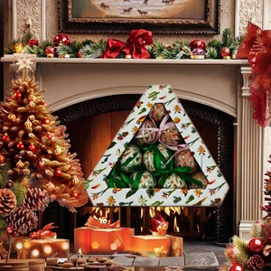 New Design Hanging Christmas Balls Set Decorations for Xmas Tree and Party Events Holiday Supplies