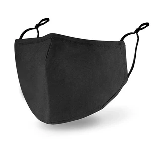 Custom Printed Logo Face Mask Anti Dust Cotton Masks With Filter Cotton Reusable Washable Cotton Face Mask