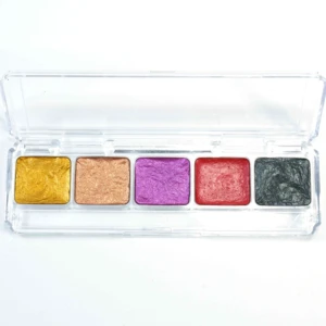 Edible Glitter Palette Luster Dust Paint for Cake Metallic Food Color Palette Water Activated Food Paint
