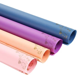 New Turn Horn love Mist Face Paper Korean Style Waterproof Flower Bouquet Wrapping Paper Translucent Korean Wind
