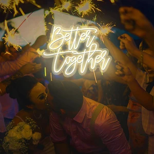 Wedding Decoration & Supplies Neon Custom Sign Better Together Neon Sign