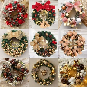 American Style Christmas Decorations Garlands Wreaths Window Displays Door Hangings Vine Decorations Fanjing Floral SDHH19