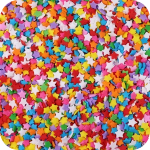 Rainbow Sprinkles for Cake Decorating Star Bulk Sprinkles for Cupcake Topper Colorful Sprinkles Perfect for Birthday Party