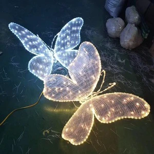 3D Butterfly LED Motif Party Light IP65 PVC For Christmas Halloween Thanksgiving Holidays