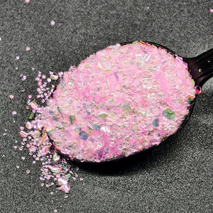 Bulk 1kg Iridescent Bubble Glitter for DIY Crafts Multi-size Bubble Sequins for Slime and Party Supplies Wholesale