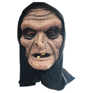 Scary Old Wrinkled Women's Face Silicone Masks for Cosplay