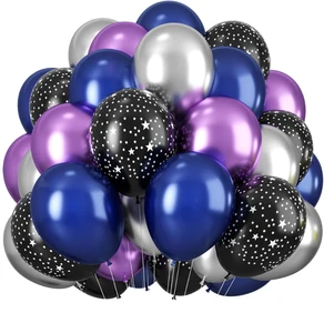 Bulk Indoor Silver Dark Blue Purple 10