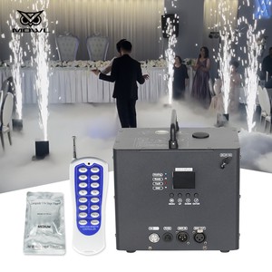 MOWL 350W Wireless Remote DMX Battery Powered Fountain Sparkler Cold Spark Machine For Wedding Stage DJ Bar
