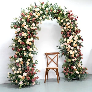 Custom Artificial Flower Arch for Outdoor Weddings Vintage Rose Arch Exclusively for Wedding Stages & Parties