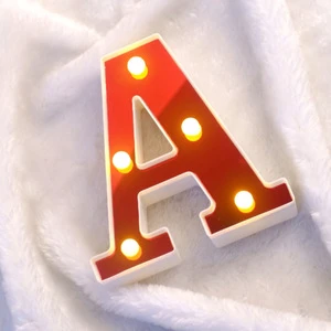 Neonawall 26 Letters LED Letter Lights Alphabet Light up Sign for Wedding Birthday Party Proposal Home Decor Night Light