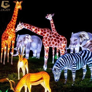 SGL07 Festival Cultural Silk Lantern Chinese Zigong Lantern Factory Customized CE Animal Theme Motif Festival Light