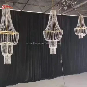 Luxury Wedding Party Events Hotel Stage Decoration Wedding Light Crystal Chandelier