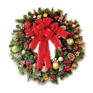 Eco-Friendly Christmas Wreath Vine Wreath Christmas Decoration Door Hanging Christmas Wreath