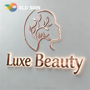 Rust Proof Metal Sign LED Light up Letters Signs Retail Signage Business logo Signs for Outdoor