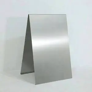 Professional Brushed Stainless Steel A-Frame Sign Double Sided Outdoor Sidewalk Sandwich Board for Cafe and Restaurant Menu