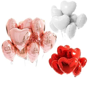 Wholesale Giant Birthday Wedding Decoration I Love You Balon 10 18 Inch Gold Pink Purple Red Black Big Mylar Heart Foil Balloon