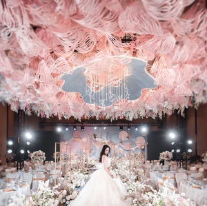 DG038 New Style Paper Sculpture 3D Looking Wedding Party Roof Ceiling Decorations