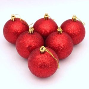 Main Product Decorating Christmas Ball Colorful Xmas Tree Baubles Balls for Christmas Decoration Custom Christmas Ornaments Ball