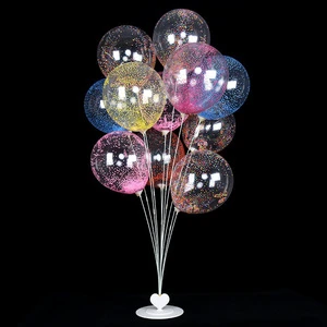 Holiday Birthday Wedding Party Decoration Supplies 12-inch Transparent Electrostatic Magic Bubble Ball Latex Balloons