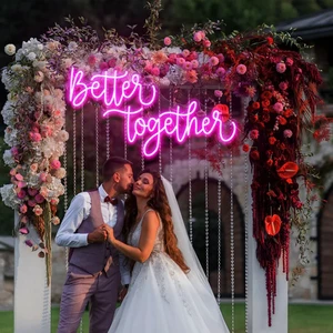 Wedding Decoration Salon Neon Sign for Flower Wall-Customizable Colors & Sizes Advertising Lighting