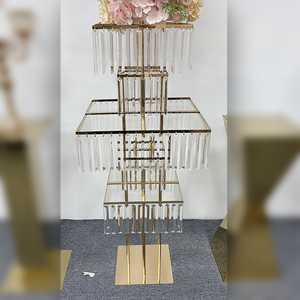 Fashion Classic Design Wedding Stage Decoration Wedding Metal Backdrop Arch with Opening Door