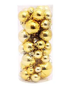 New Style Christmas Round Balls Tree Decoration Christmas Plastic Ball Ornaments for Party Decoration Supplies At Factory