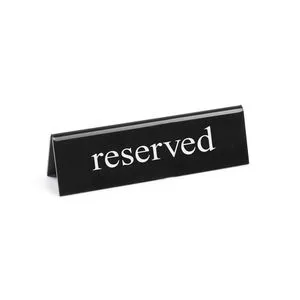 HENDI Reserved Wedding Sign 130x30x38mm Dimension
