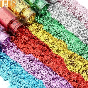 Factory Small Hexagon Glitter Pvc Sequins for Crafts DIY Nail Art Stage Wear and Garment Embellishment Party Accessories