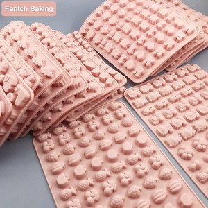 Sugarcraft Kinds Gummy Animal Fondant Chocolate Candy Mould Silicone Rubber Mold Dropper Grids Cake Baking Decorating Tools Box
