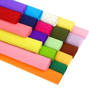 Custom Colorful Flower Wrapping Paper Creative Handmade Art Craft Crepe Paper for DIY
