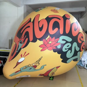 Giant Hot Air Balloon Blue Balloon Wholesale Decorations Inflatable Balloon for Party Decoration