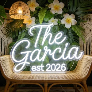 Fast Delivery Wedding Proposal Custom Name Neon Art Wall Mounted Party Room Shop Decorative Indoor Decor LED Custom Neon Sign
