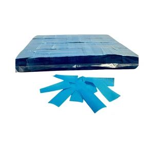 Light Blue 2x5cm Customized Flameproof Rectangle Tissue Paper Confetti for Weddings