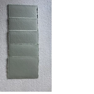 Cotton Deckle Edged Handmade Papers in Sage Green Color Suitable for Wedding Stationers and Wedding Invitations