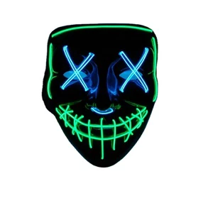 Costume DJ Party Light EL Wire Mask