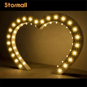 LED Marquee Letter Light Sign Light Up Alphabet Signs for Wedding Party&Home& Bar&Shop Custom RGB Vintage Bulb Letters