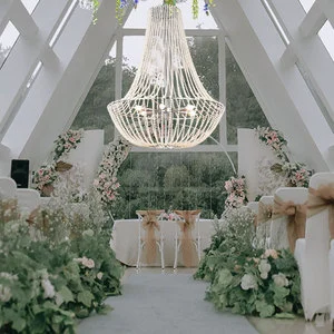 Wedding Crystal Chandelier Hanging Ceiling Light Decoration Lights for Events
