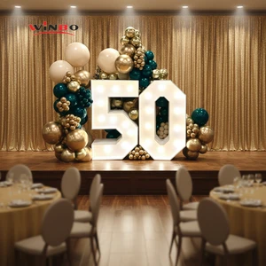LED Marquee Alphabet Letters For Baby Shower & Bridal Shower Backdrops