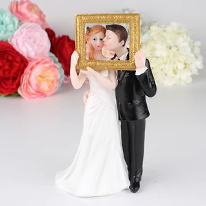 The Couple Are Decorated with a Cake