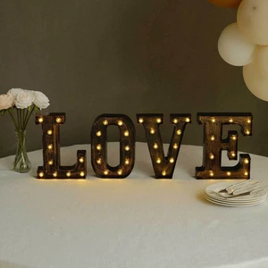Factory Wholesale Marquee Letters 4ft Led Light Giant Light Up Letters For Hotel Wedding Party Birthday Party Bar Home Decor