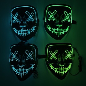 Novelty LED Light-Up Mask Party Accessories for Holiday Events & Favors