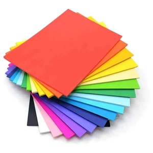 A4 Size Colorful Cardstock Plain Colored Paper 70Gsm