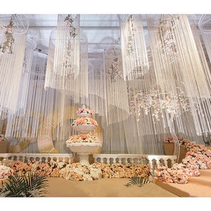 Wedding Decoration Wedding Ceiling Decoration 1*2m Glitter Drapes Decoration Wedding Event Glitter String Curtains
