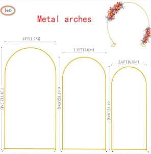 Huaien Metal Wedding Arch Props Various Venue Layout for Weddings and Birthday Parties