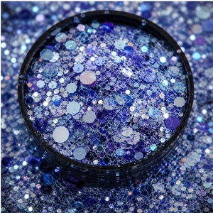 Bulk High Shine Hexagon Sequins Chunky Glitter Mix For Hair Art Epoxy Resin Tumblers Slime Painting Crafts 2026