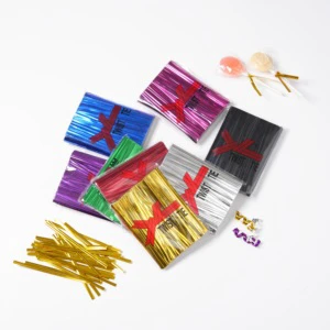 Twist Tie Wholesale Colored Metal Twist Ties | Bread Flower Gift Candy Packaging Twist Ties