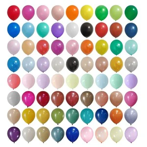 Bestseller 5 / 10 / 12 Inch Birthday Graduation Party Decorations Matte Pearl Retro Macaron Balloons for Party Decoration
