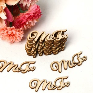Hot Selling Wood Letter Centerpiece Tabletop Standing Romantic Valentine's Day Wedding Decoration Wood Sign