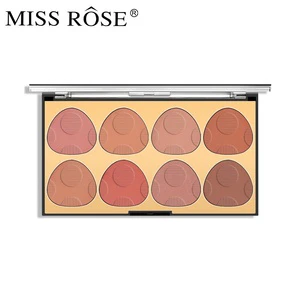 Miss Rose Eight-Color Blush Powder Cake New Gold Pearlescent Dizzy Vegan Brightening Matte Fair Makeup Chemical Mineral